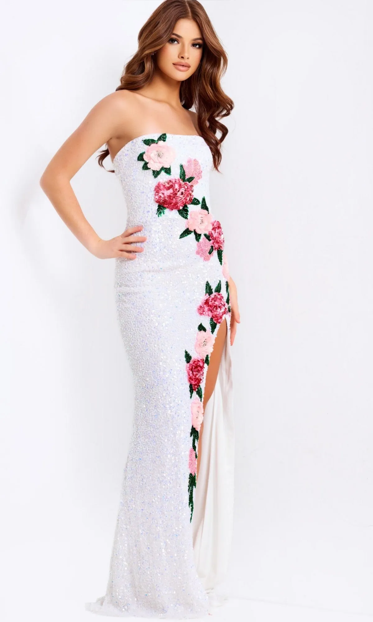 Long Prom Dress: Jovani 46694 sold by PromGirl