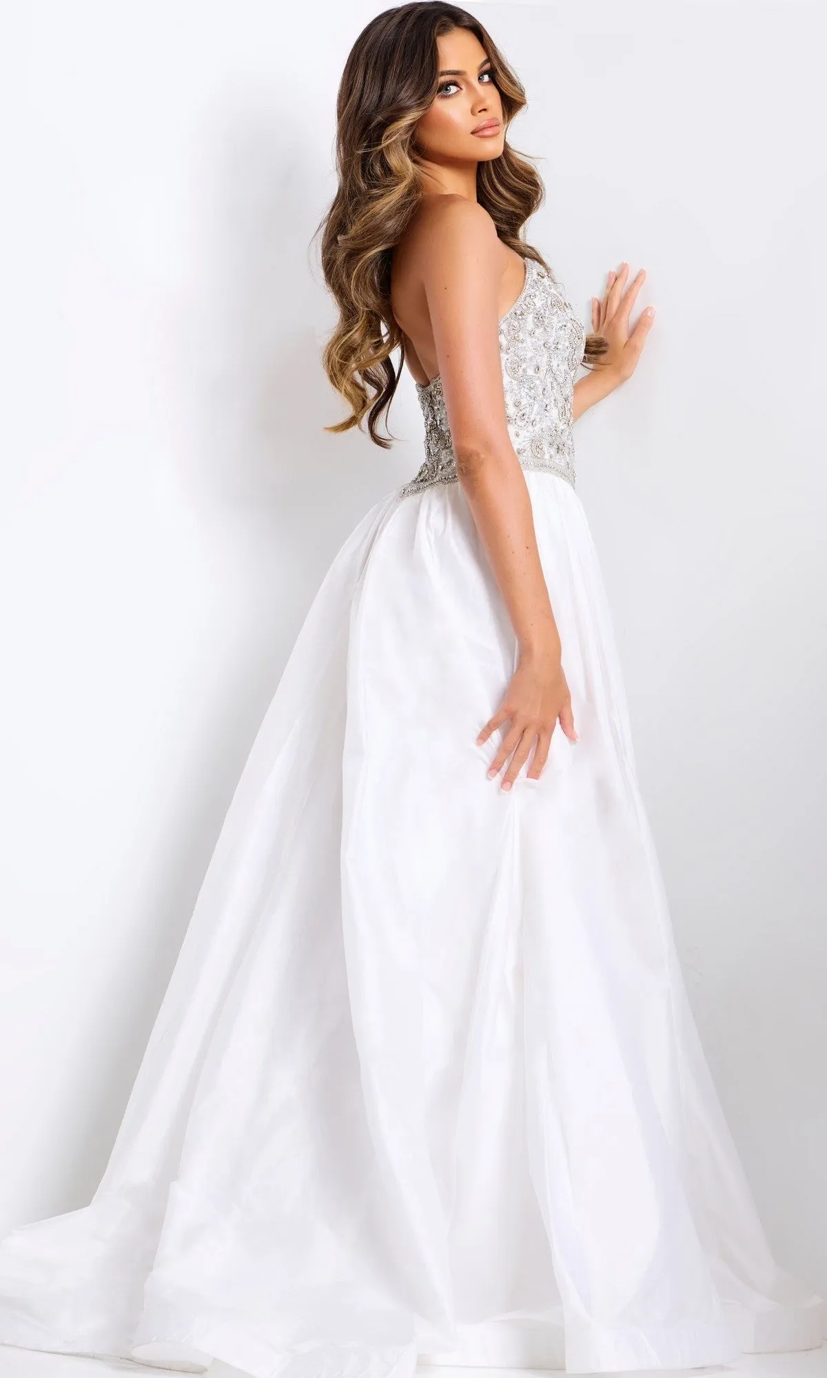 Long Prom Dress: Jovani 49247 sold by PromGirl product image thumbnail 2