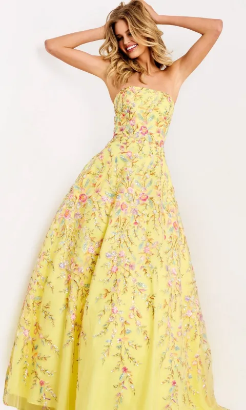 Long Prom Dress: Jovani 49070 sold by PromGirl