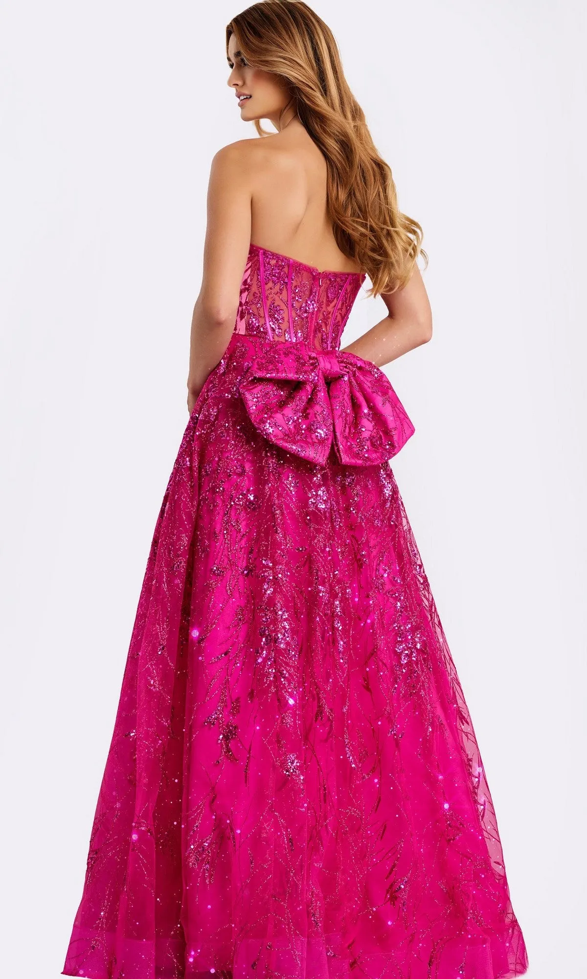 Long Prom Dress: Jovani 45913 sold by PromGirl product image thumbnail 5