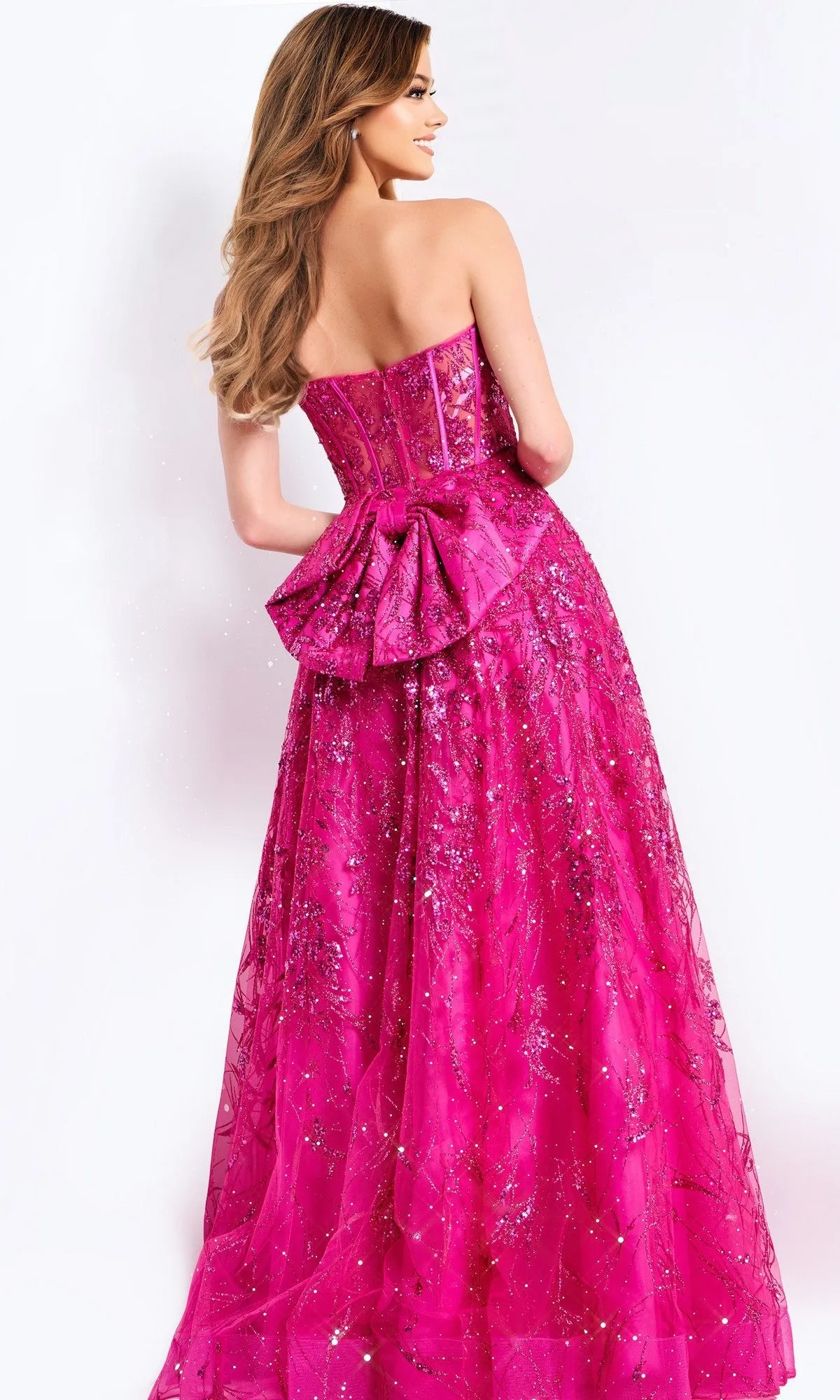Long Prom Dress: Jovani 45913 sold by PromGirl product image thumbnail 2