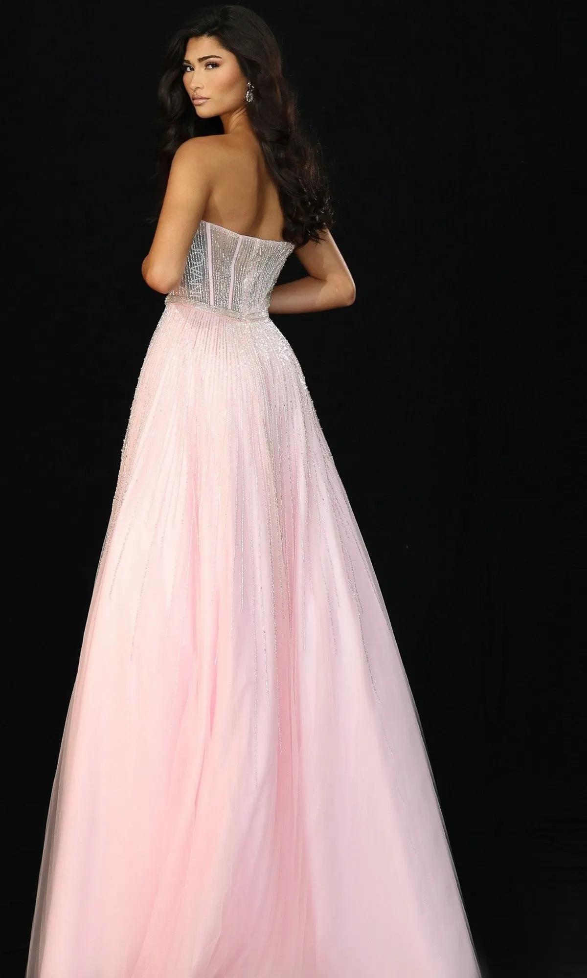Long Prom Dress: Jovani 45885 sold by PromGirl product image thumbnail 2