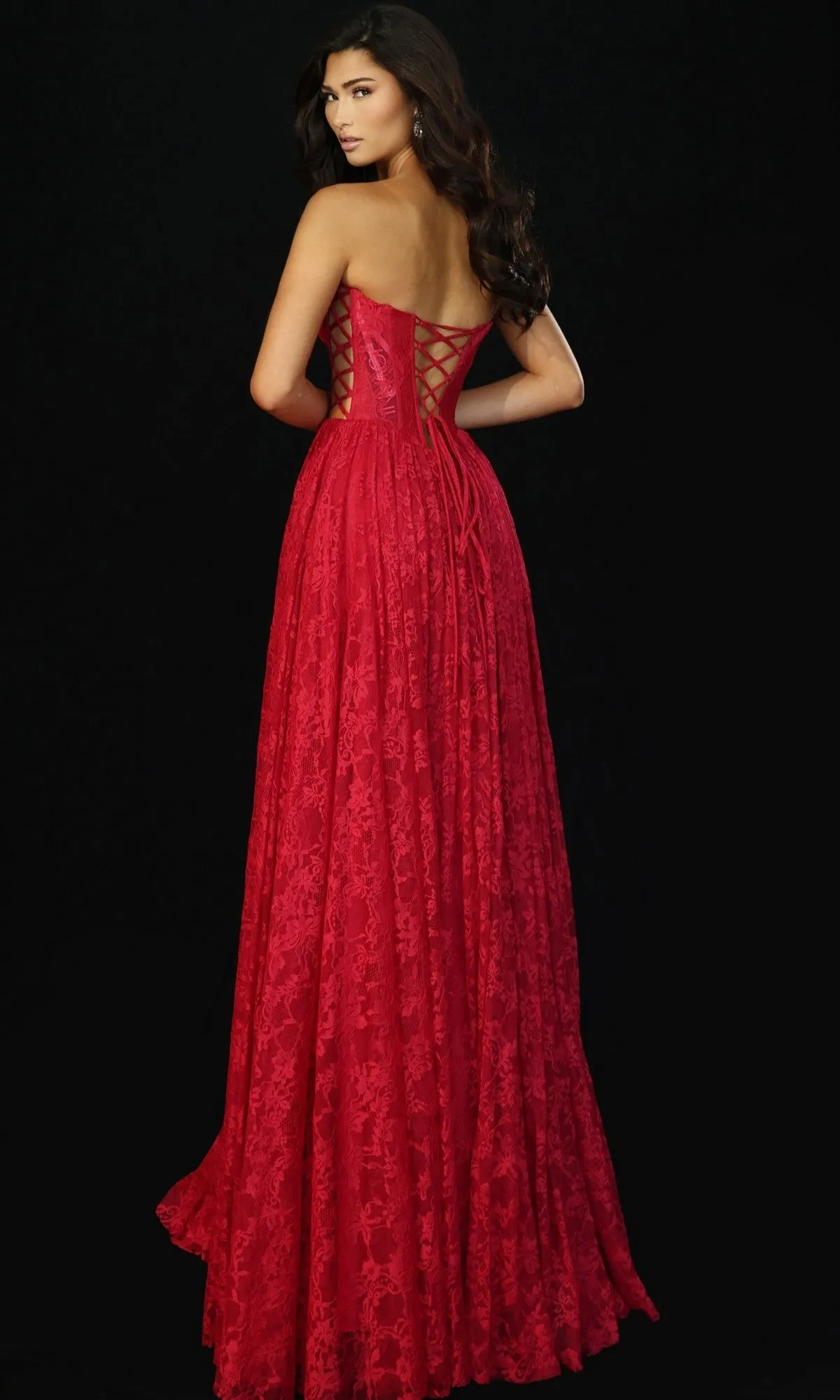 Long Prom Dress: Jovani 45372 sold by PromGirl product image thumbnail 2