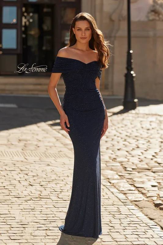 Long Formal Dress: La Femme 33312 sold by PromGirl