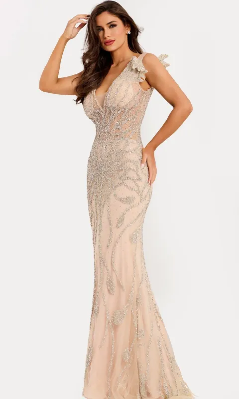 Long Prom Dress: Jovani 44393 sold by PromGirl