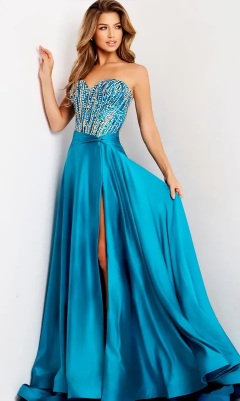 Long Prom Dress: Jovani 43729 sold by PromGirl