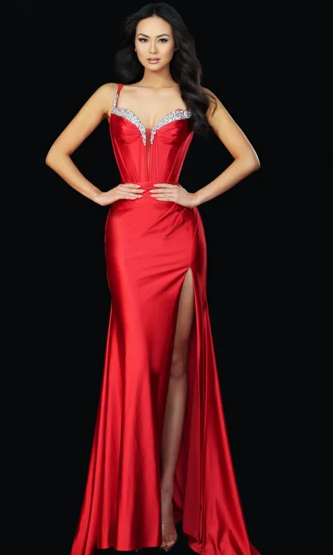 Long Prom Dress: Jovani 50277 sold by PromGirl