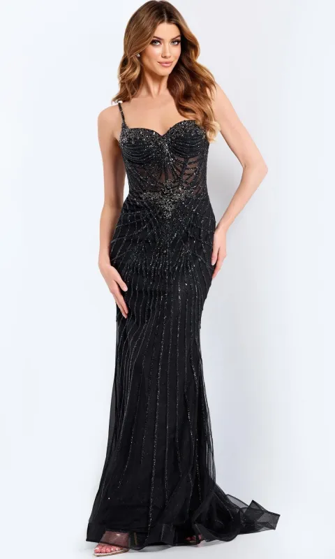 Long Prom Dress: Jovani 49117 sold by PromGirl