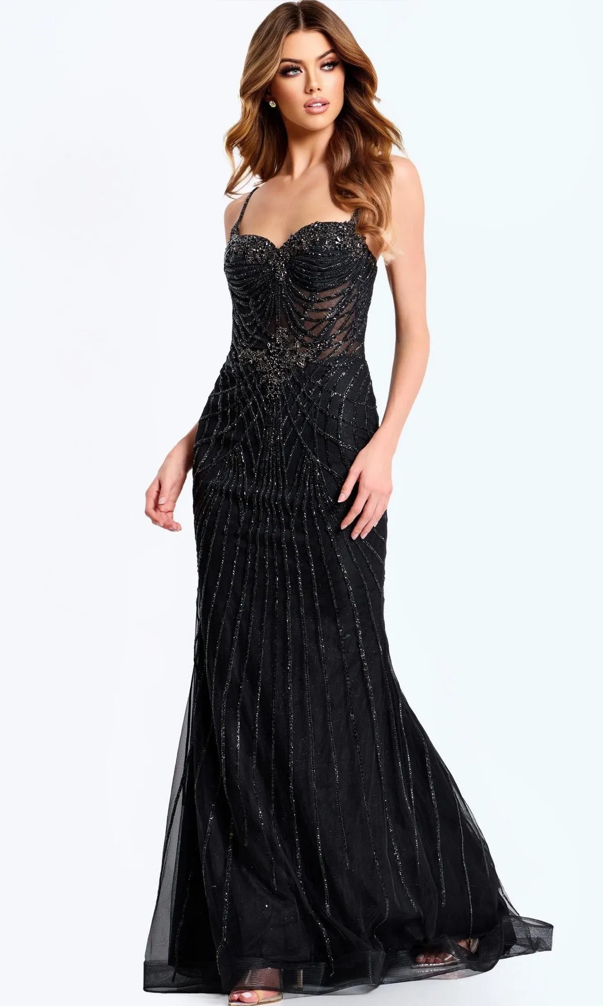 Long Prom Dress: Jovani 49117 sold by PromGirl product image thumbnail 3