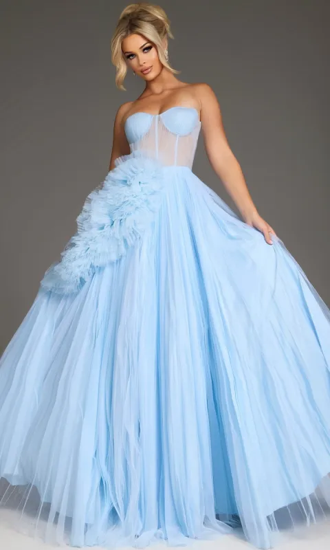 Long Prom Dress: Jovani 38946 sold by PromGirl