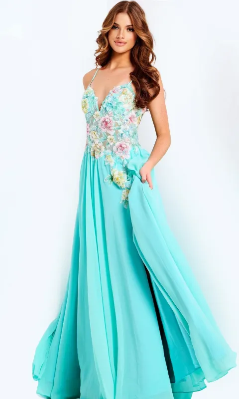 Long Prom Dress: Jovani 49633 sold by PromGirl