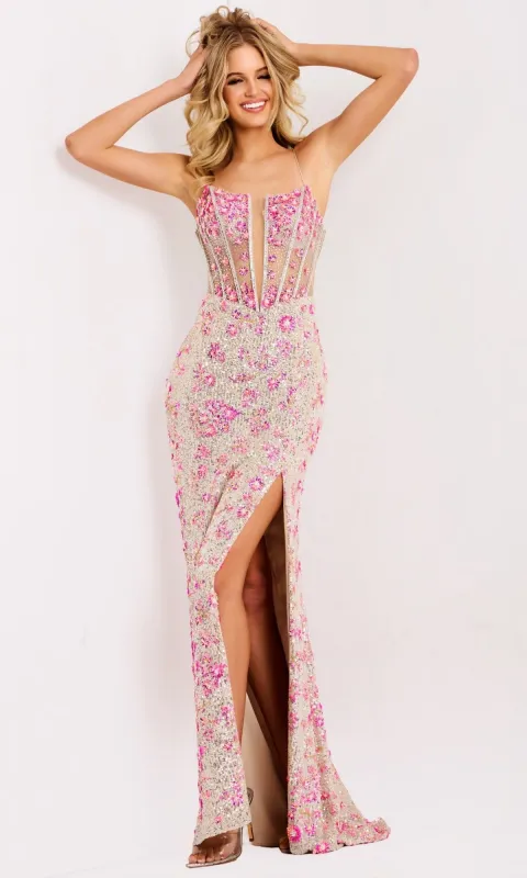 Long Prom Dress: Jovani 45774 sold by PromGirl