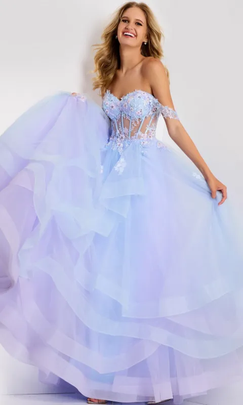 Long Prom Dress: Jovani 47427 sold by PromGirl