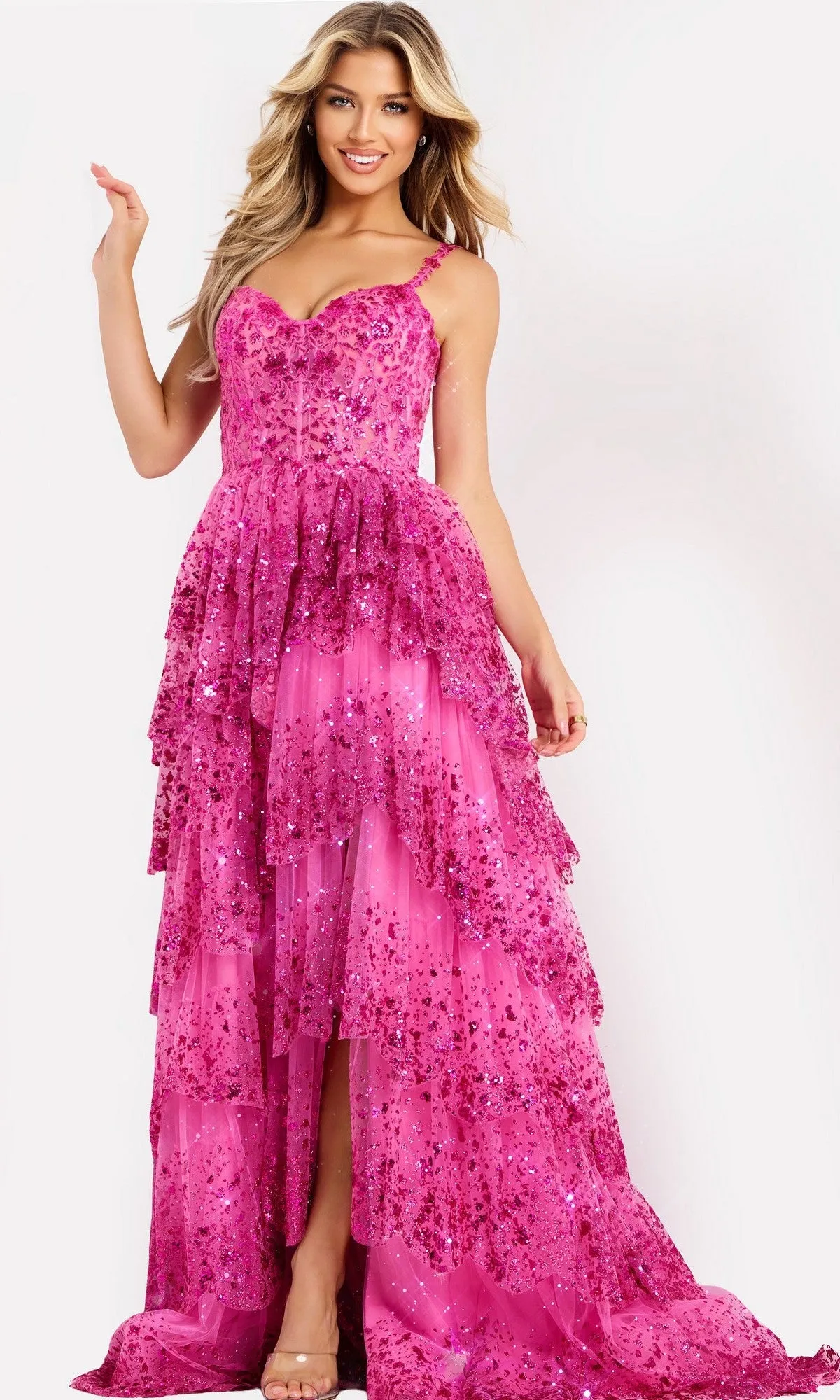 Long Prom Dress: Jovani 47320 sold by PromGirl