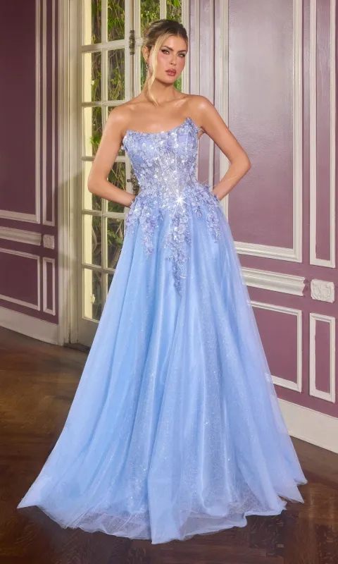 Long Prom Dress: Ladivine C174 sold by PromGirl