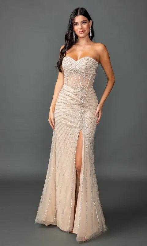 Long Prom Dress: Dancing Queen 4562 sold by PromGirl
