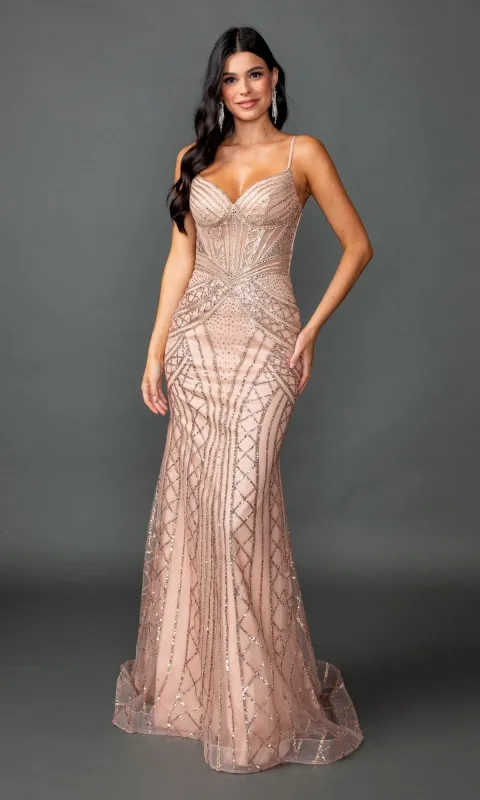 Long Prom Dress: Dancing Queen 4584 sold by PromGirl