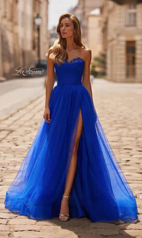 Long Prom Dress: La Femme 33363 sold by PromGirl