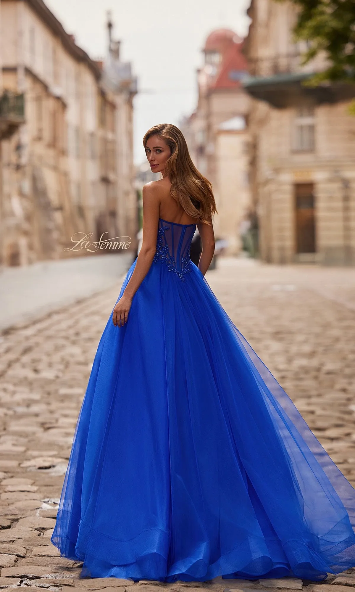 Long Prom Dress: La Femme 33363 sold by PromGirl product image thumbnail 2