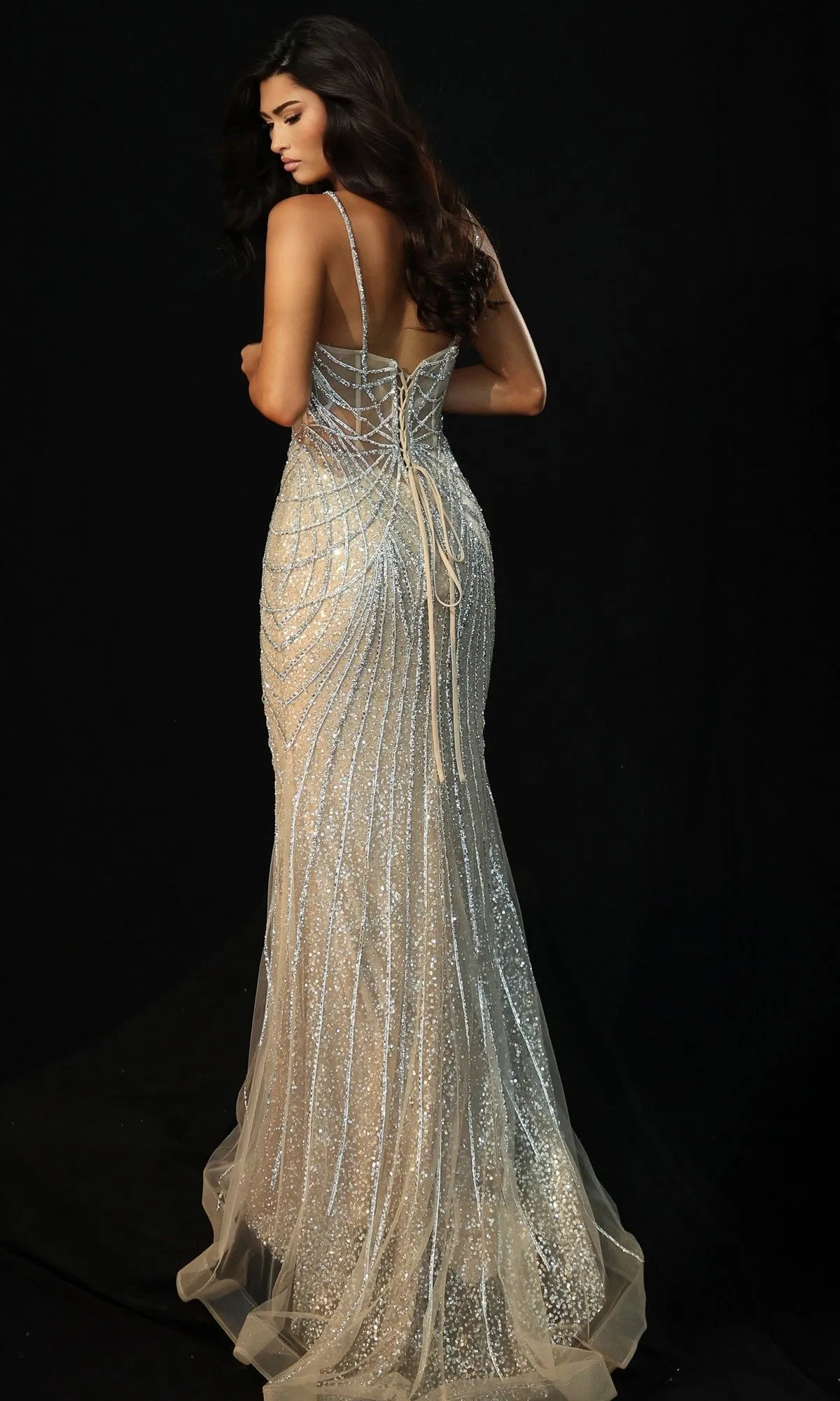Long Prom Dress: Jovani 49718 sold by PromGirl product image thumbnail 2