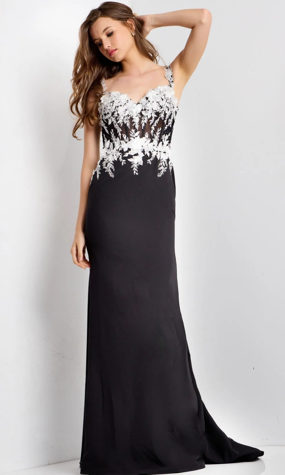 Long Prom Dress: Jovani 49465 sold by PromGirl product image thumbnail 3