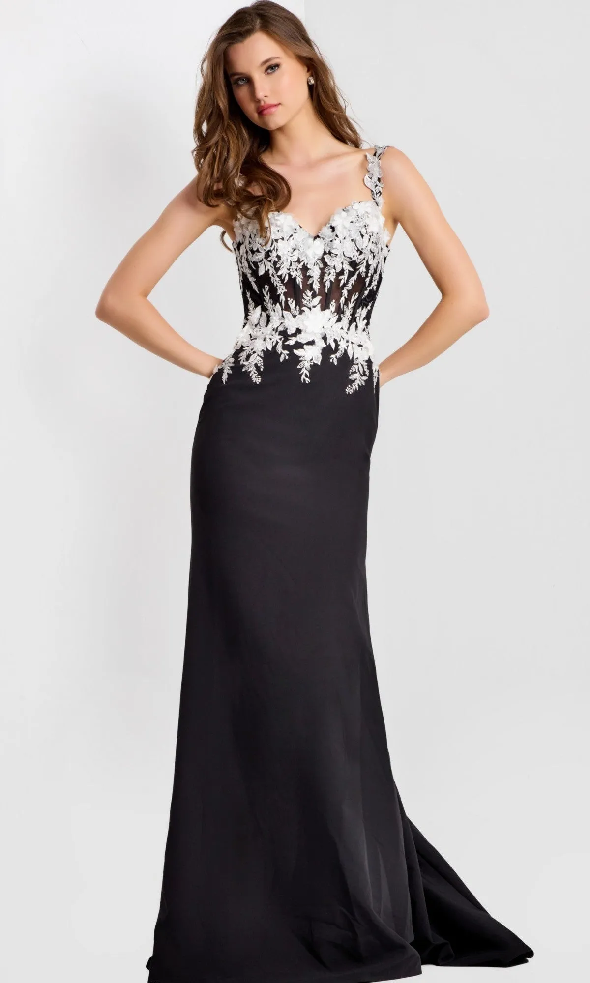Long Prom Dress: Jovani 49465 sold by PromGirl product image thumbnail 2