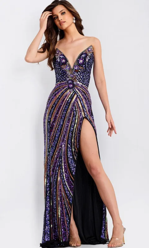 Long Prom Dress: Jovani 49270 sold by PromGirl