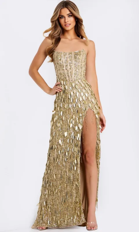 Long Prom Dress: Jovani 49240 sold by PromGirl
