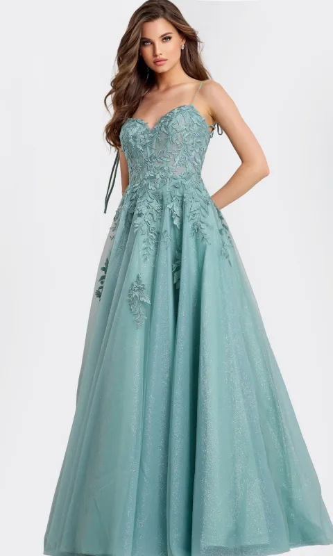 Long Prom Dress: Jovani 49092 sold by PromGirl
