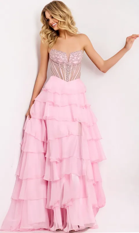 Long Prom Dress: Jovani 49109 sold by PromGirl