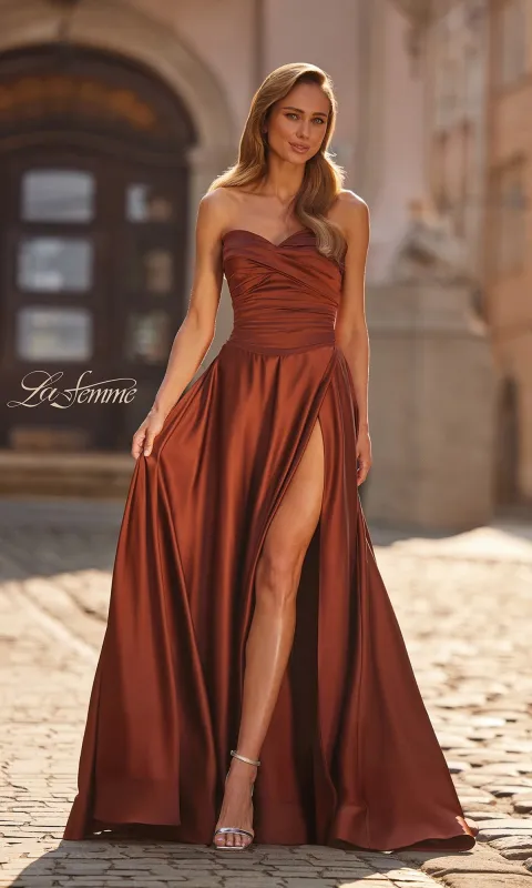 Long Prom Dress: La Femme 33417 sold by PromGirl