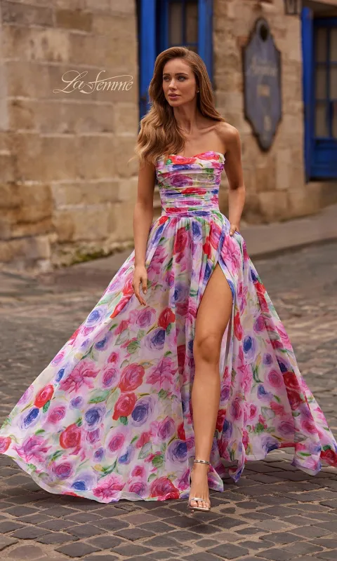 Long Prom Dress: La Femme 33487 sold by PromGirl