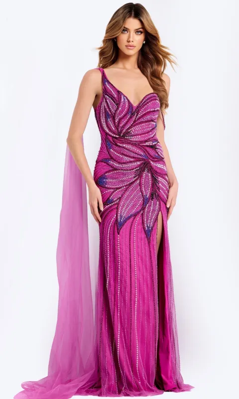 Long Prom Dress: Jovani 45876 sold by PromGirl