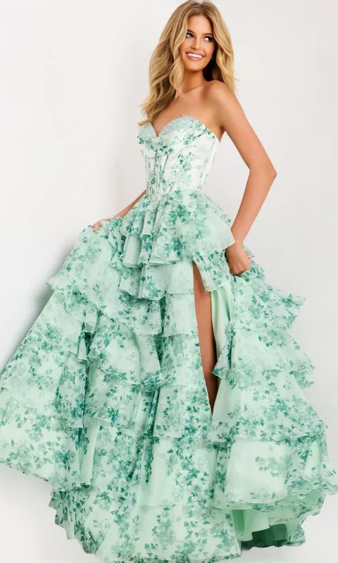 Long Prom Dress: Jovani 48772 sold by PromGirl