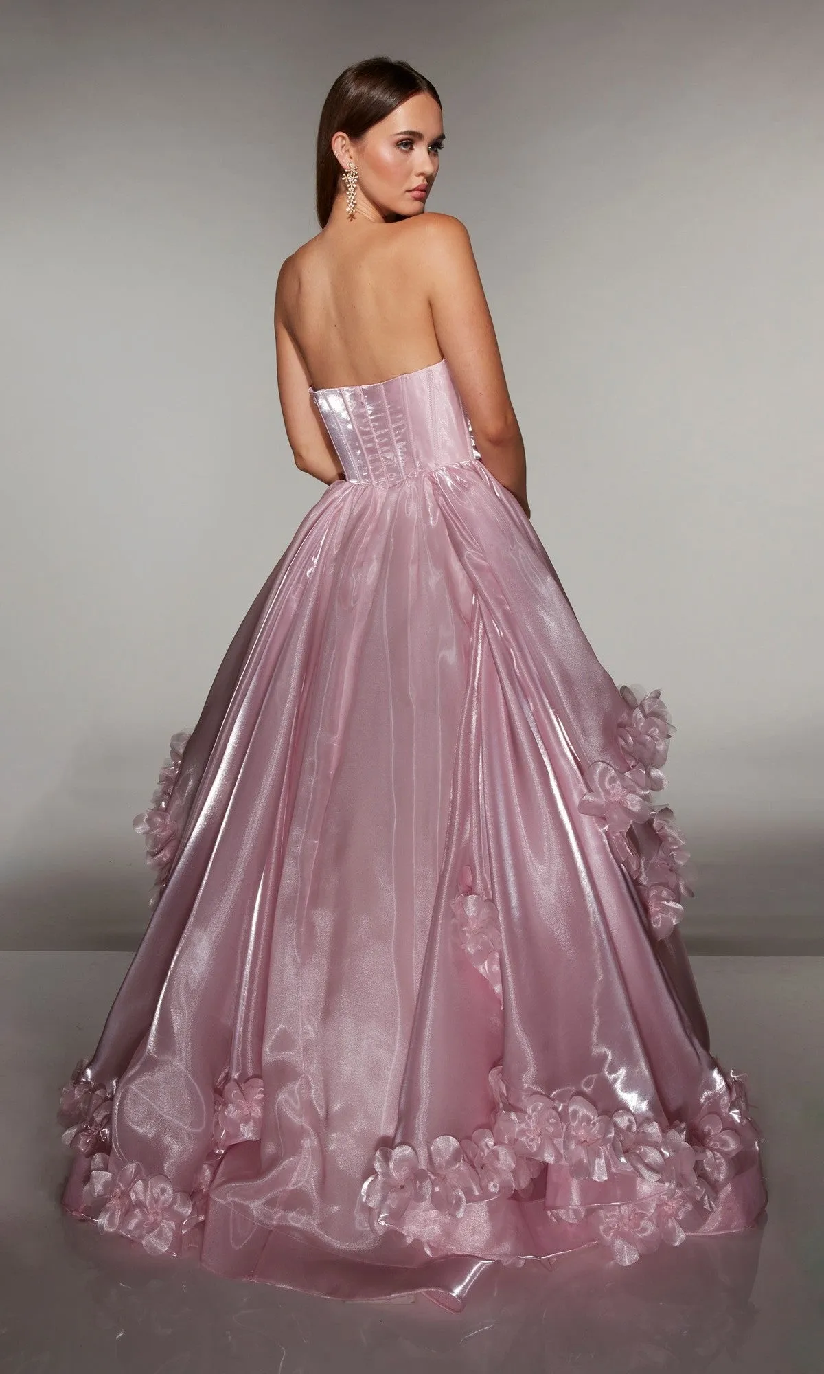 Long Organza Prom Ball Gown: Alyce 62014 sold by PromGirl product image thumbnail 2