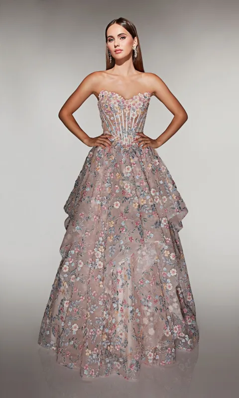 Long Prom Dress: Alyce 62048 sold by PromGirl