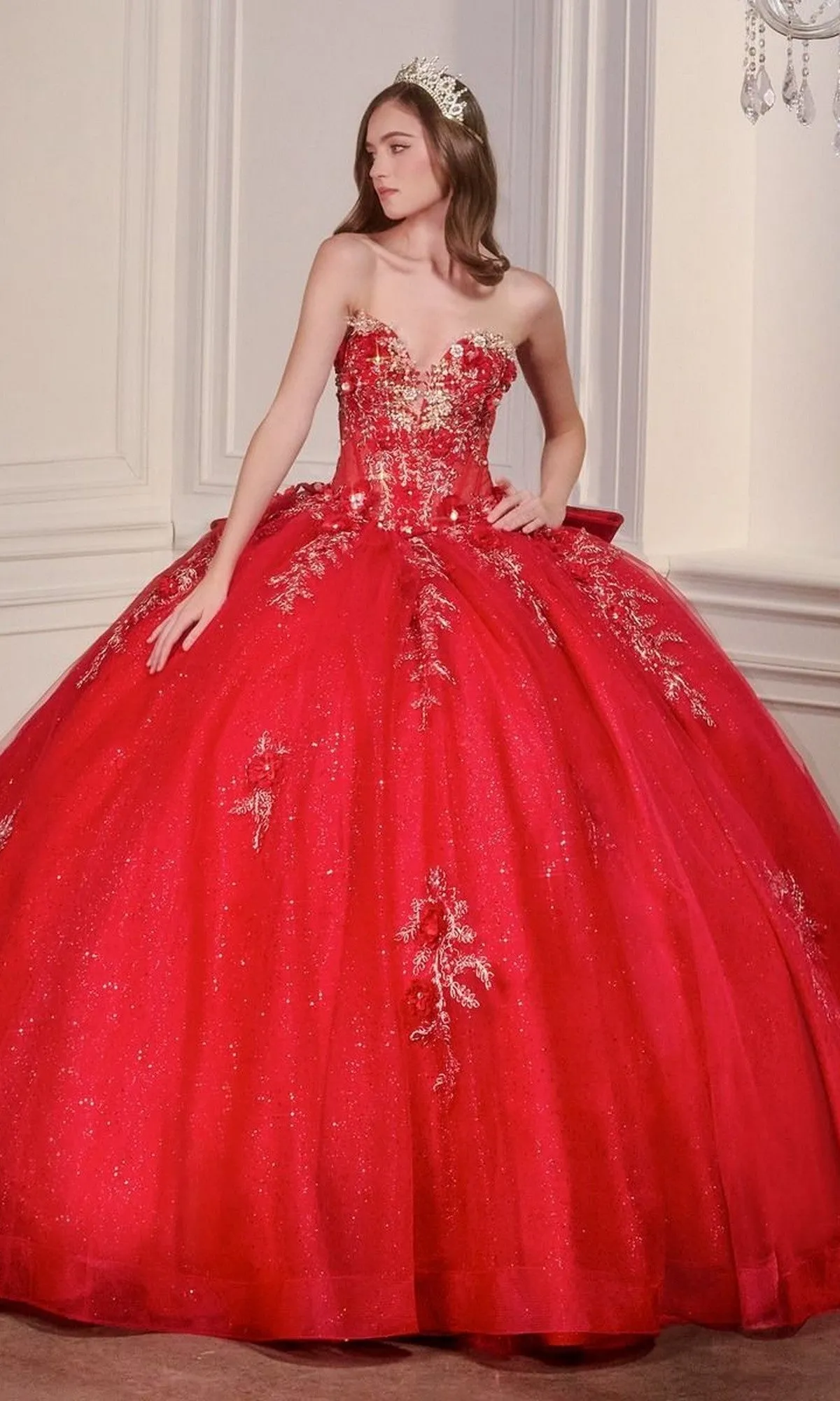 Quinceanera Dress 15726 By Ladivine sold by PromGirl product image thumbnail 4