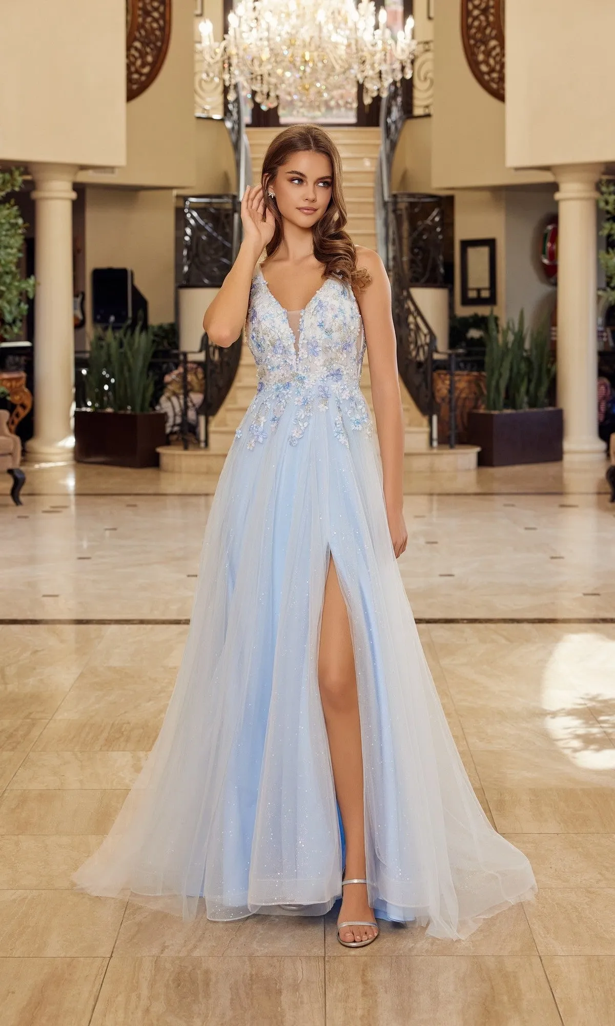 Long Prom Dress: Nox Anabel Y1799 sold by PromGirl product image thumbnail 3