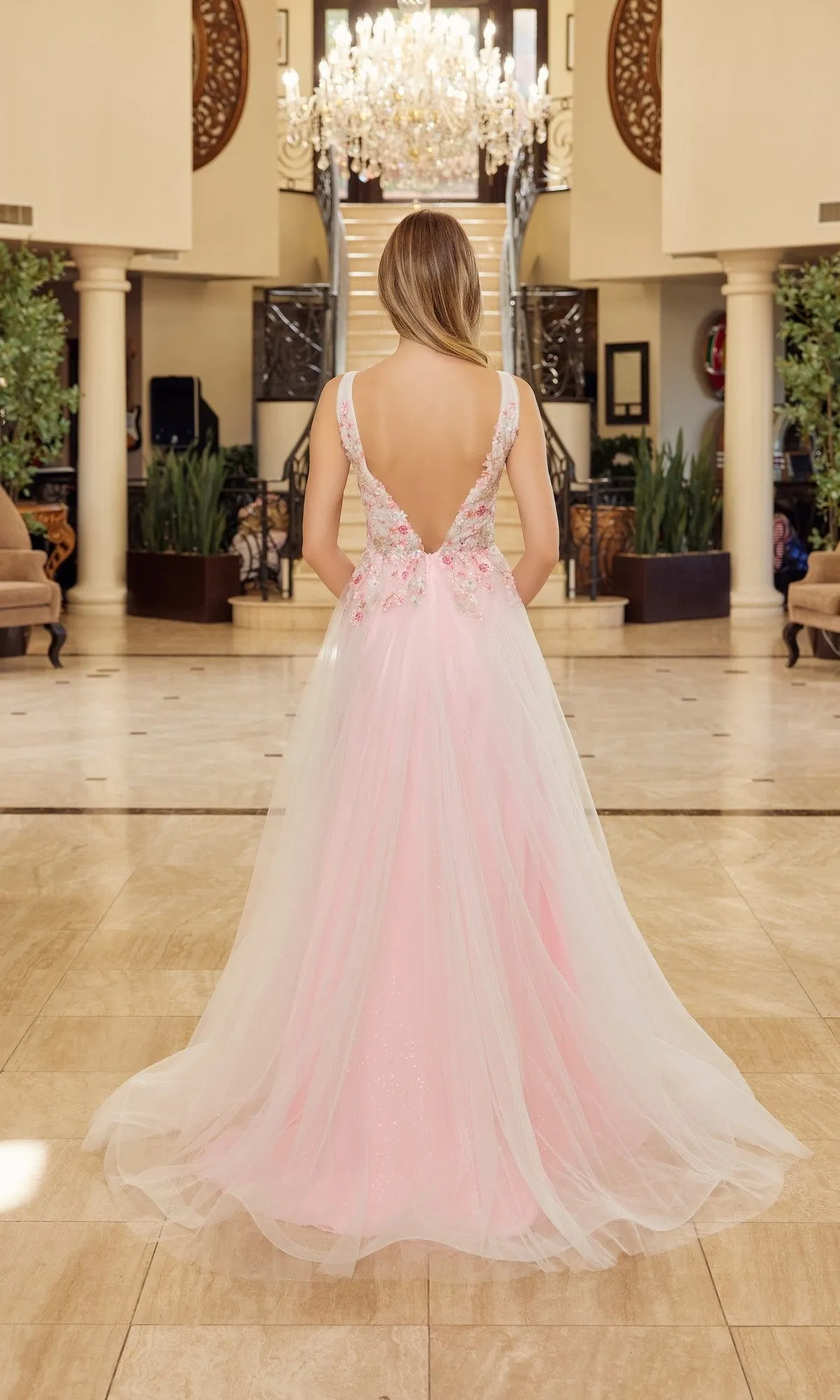 Long Prom Dress: Nox Anabel Y1799 sold by PromGirl product image thumbnail 2