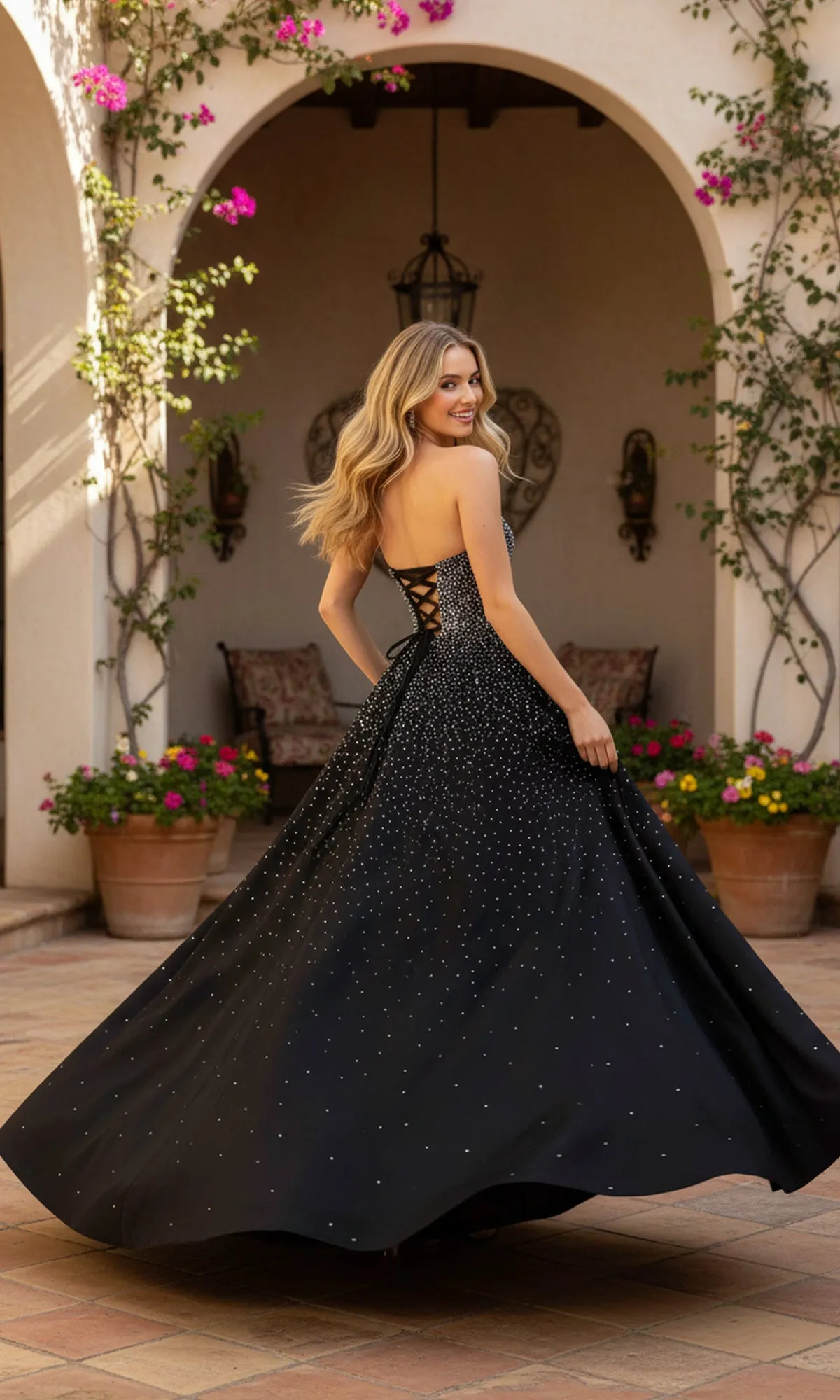 Beaded Prom Ball Gown: PromGirl Exclusive 250297 sold by PromGirl product image thumbnail 5