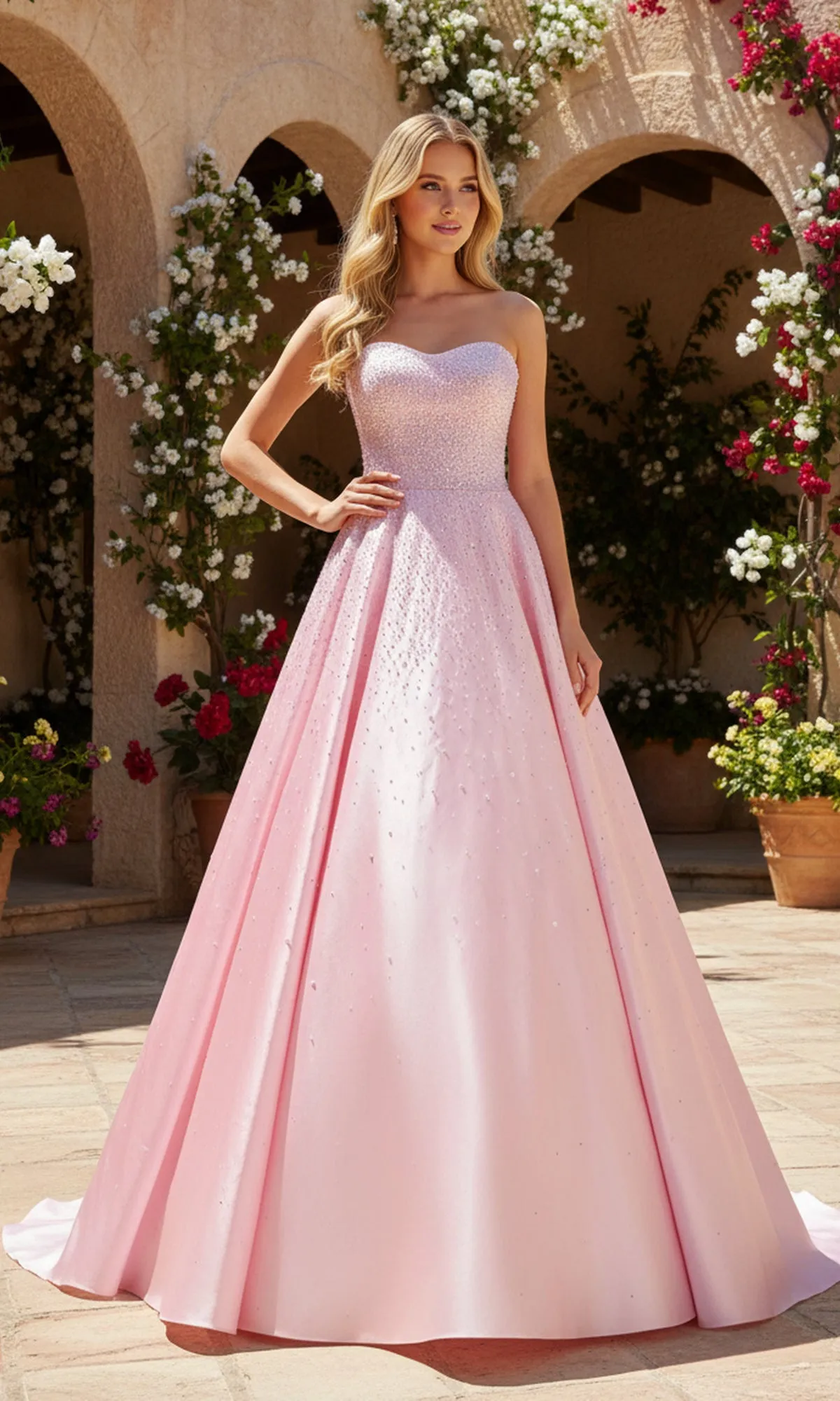 Beaded Prom Ball Gown: PromGirl Exclusive 250297 sold by PromGirl