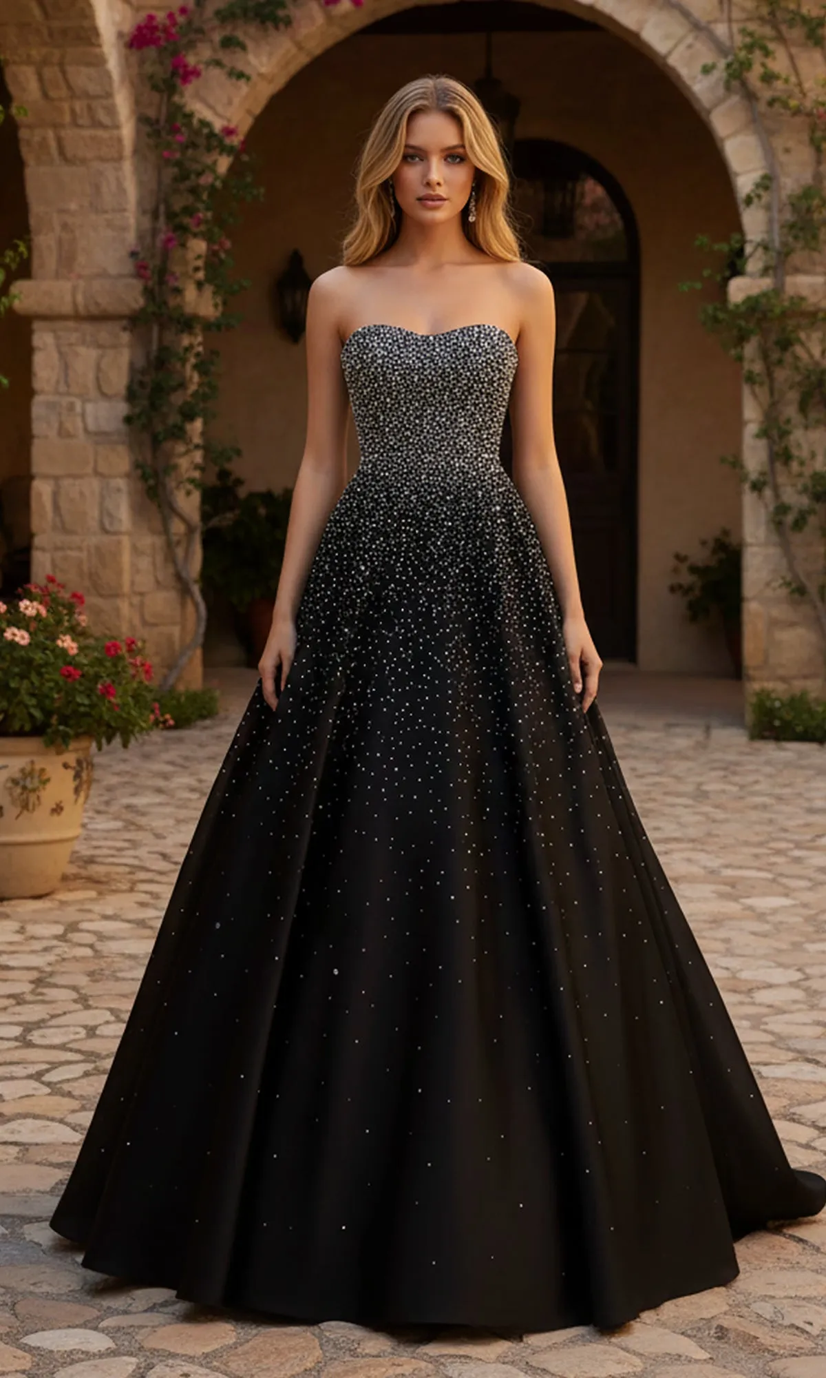 Beaded Prom Ball Gown: PromGirl Exclusive 250297 sold by PromGirl product image thumbnail 3