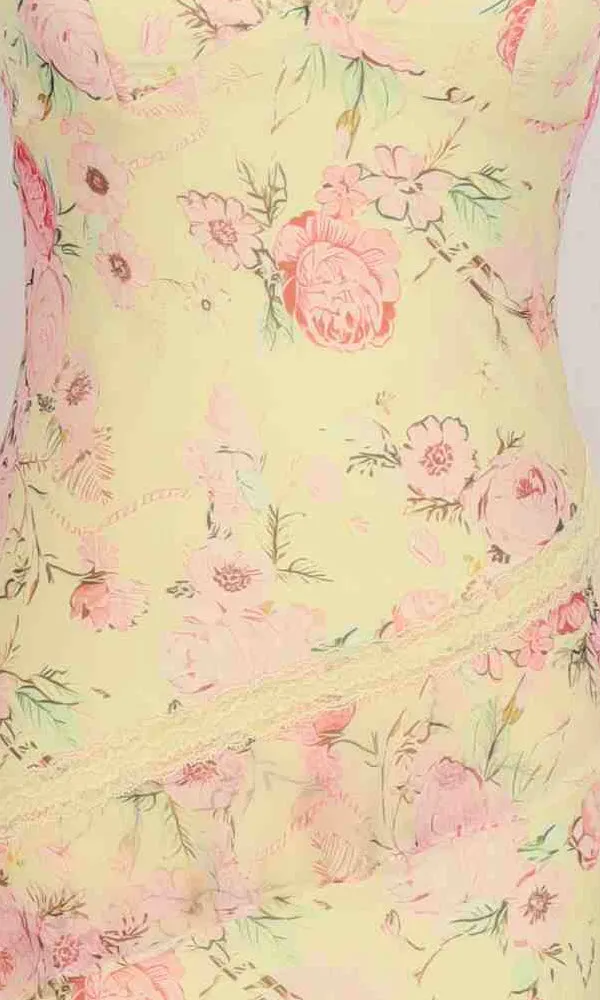 Floral-Print Prom Gown: PromGirl Exclusive 250280 sold by PromGirl product image thumbnail 3