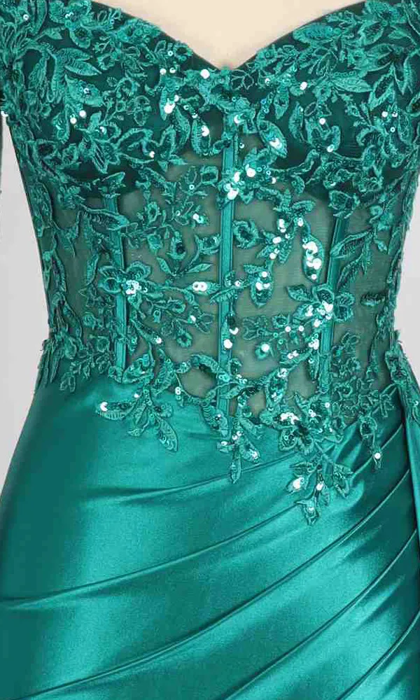 Off-Shoulder Prom Gown: PromGirl Exclusive 250254 sold by PromGirl product image thumbnail 4