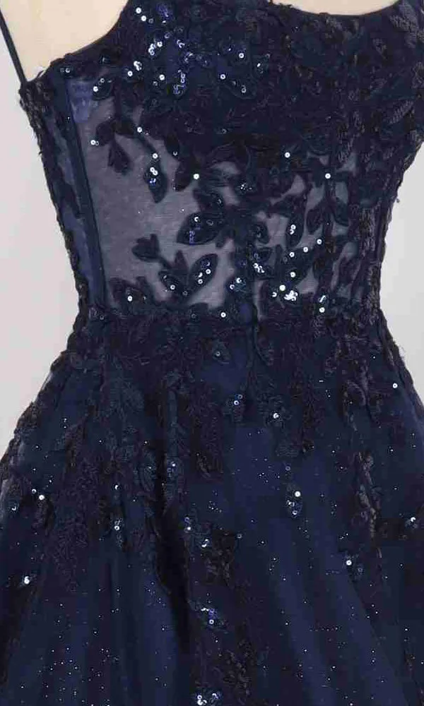 Long Glitter Prom Gown: PromGirl Exclusive 250245 sold by PromGirl product image thumbnail 4