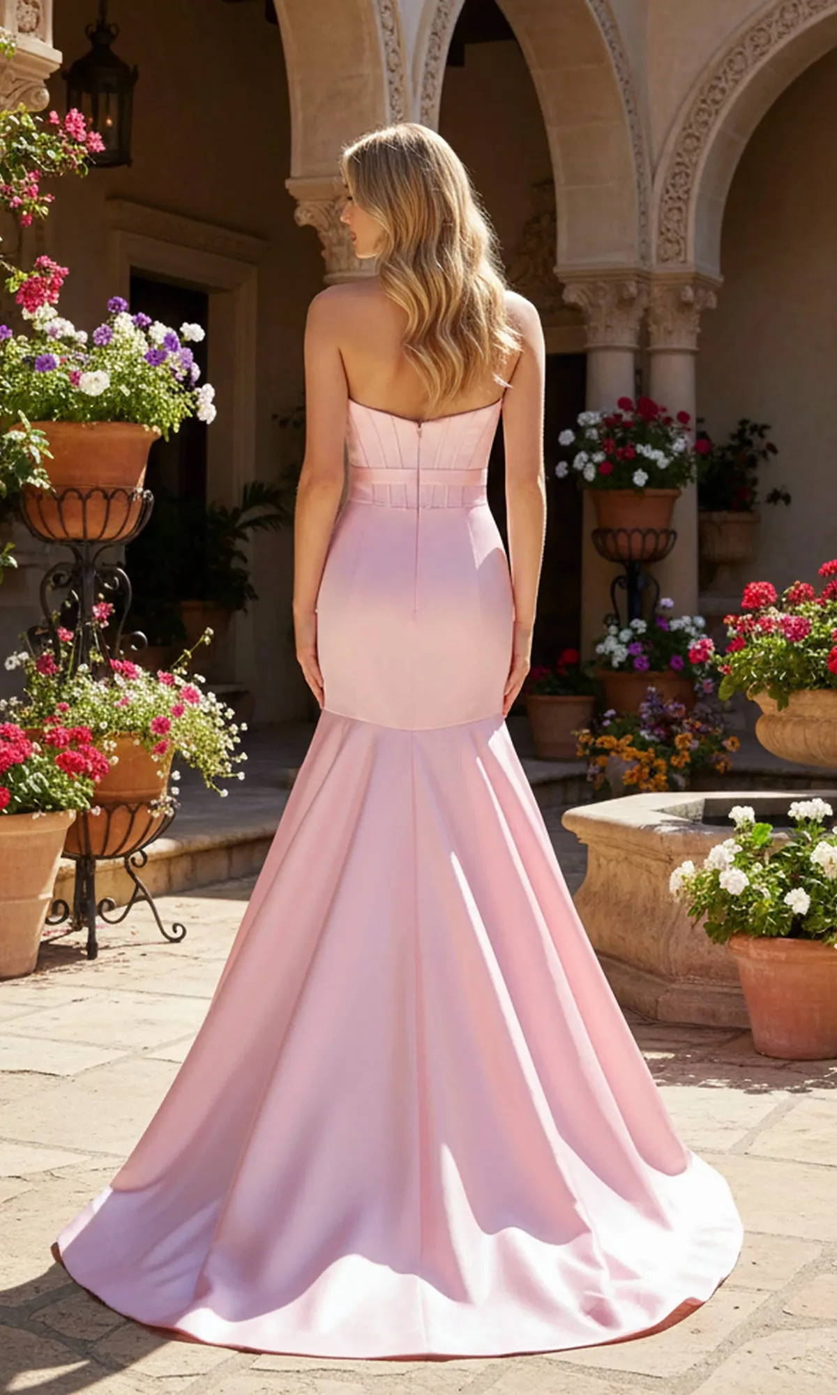 Satin Mermaid Prom Dress: PromGirl Exclusive 250239B sold by PromGirl product image thumbnail 2
