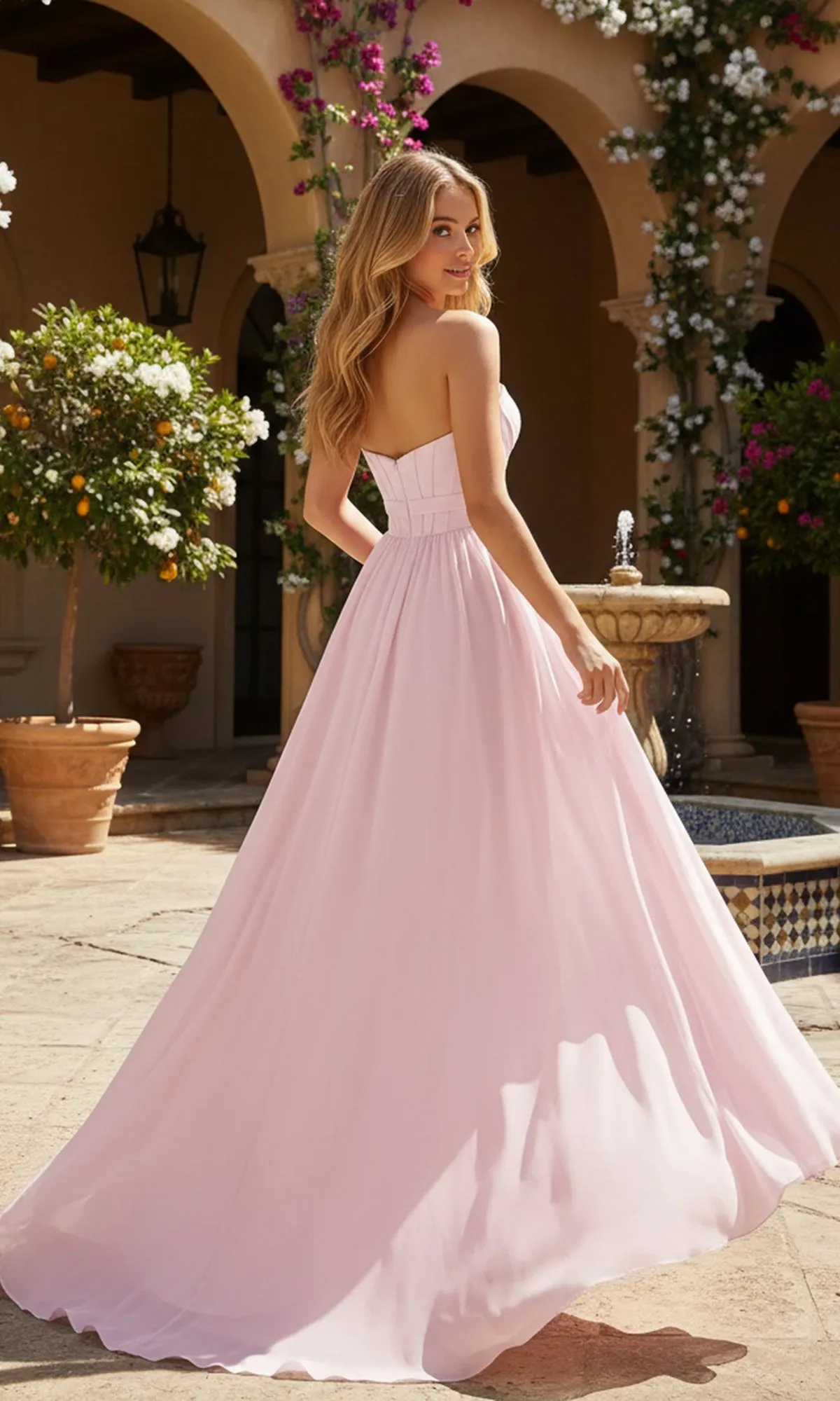 Long Chiffon Prom Dress: PromGirl Exclusive 250236B sold by PromGirl product image thumbnail 5