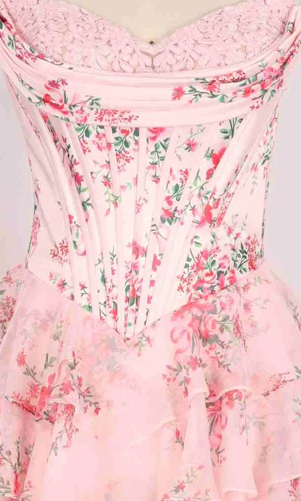 Print Prom Ball Gown: PromGirl Exclusive 250123C sold by PromGirl product image thumbnail 3