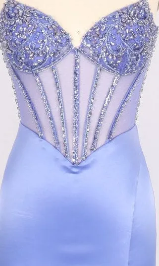 Beaded-Corset Prom Gown: PromGirl Exclusive 250107 sold by PromGirl product image thumbnail 4