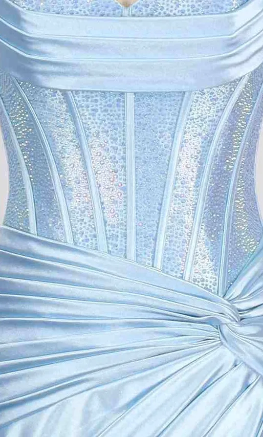 Strapless Satin Prom Gown: PromGirl Exclusive 250211 sold by PromGirl product image thumbnail 3